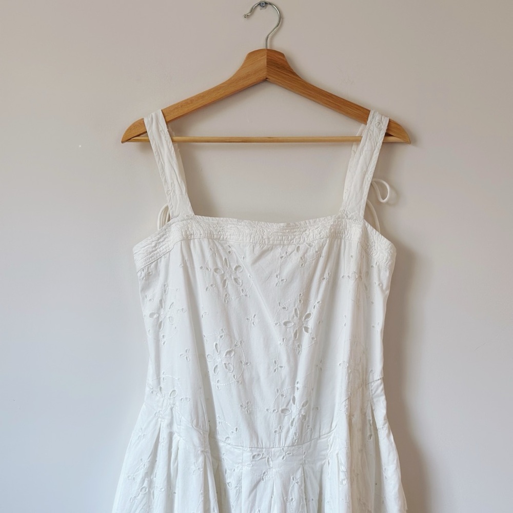 Free People Primavera Eyelet Midi Dress White - Picture 4 of 8